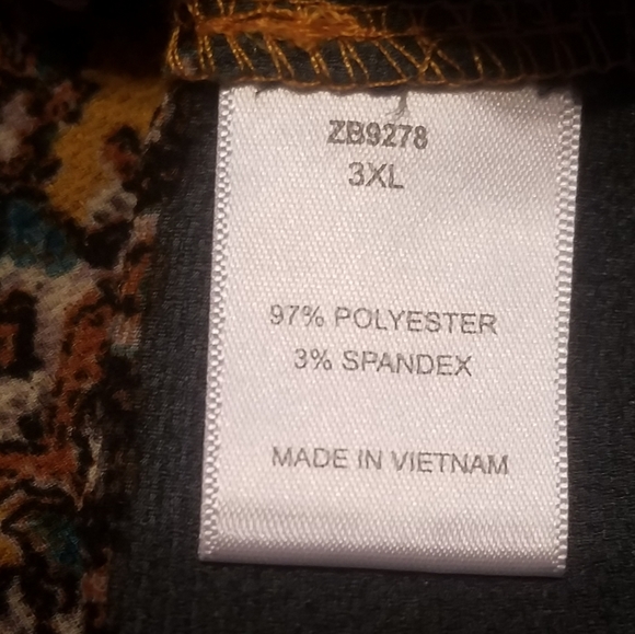 Zenobia Gold and Teal Tank - Picture 6 of 7